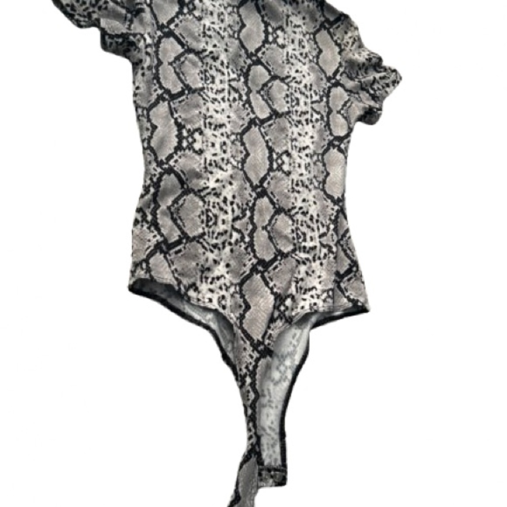 Reptile Bodysuit - Black and Gray